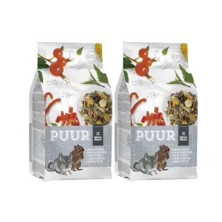 【Whitte Molen 荷蘭偉特】純天然龍貓飼料 500g/包；兩包組(龍貓飼料 金吉拉鼠 絲絨鼠)