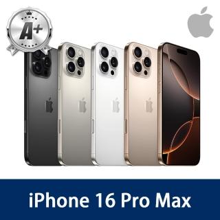 【Apple】A+級福利品 iPhone 16 Pro Max 512G 6.9吋(電池健康度100% 贈充電組)