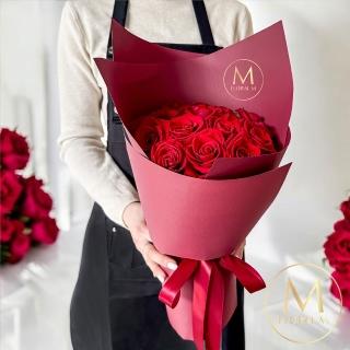 【Floral M】切爾西安娜玫瑰鮮花花束(鮮花花束/花禮/買花/送禮/玫瑰/情人節生日告白求婚)