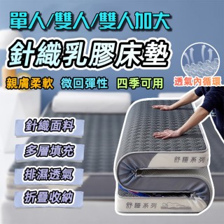 【捷泰家居】150x200 四層結構乳膠太空記憶海綿床墊9公分(記憶海綿 乳膠記憶床墊 雙人尺寸 IKEA美規)