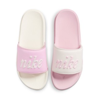 【NIKE 耐吉】WMNS OFFCOURT SLIDE MIX 拖鞋 女鞋 白 粉 休閒(FQ7646-104)