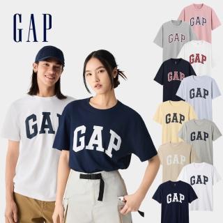 【GAP】男女裝 Logo純棉印花圓領短袖T恤-多款可選(725616&856659)
