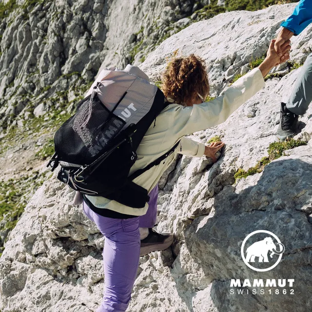【Mammut 長毛象】Ducan Spine 28-35 W 動態背負健行後背包 28-35L 紫風輪/黑 女款 #2530-01450