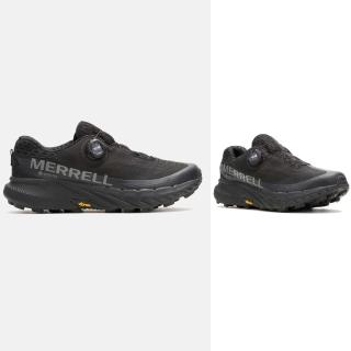 【MERRELL】AGILITY PEAK 5 BOA GORE-TEX 女款 越野 慢跑鞋(ML068214 黑 防水 襪套 旋鈕 黃金大底 抓地)