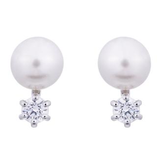 【SWAROVSKI 施華洛世奇】MATRIX 水晶珍珠耳環(新 品 上 市)