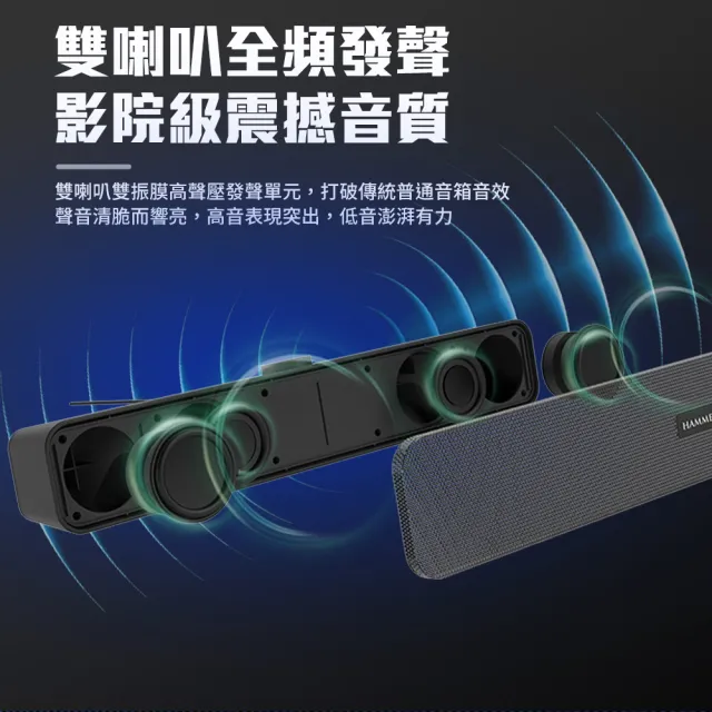 【INTOPIC】音盾雙模式聲霸/藍芽喇叭 SP-HM-SBR230(USB/BT雙模式連線)