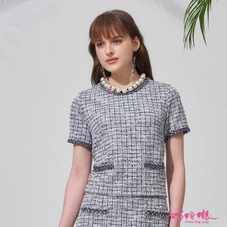 【巧玲瓏】小香風格紋花呢上衣 7169320