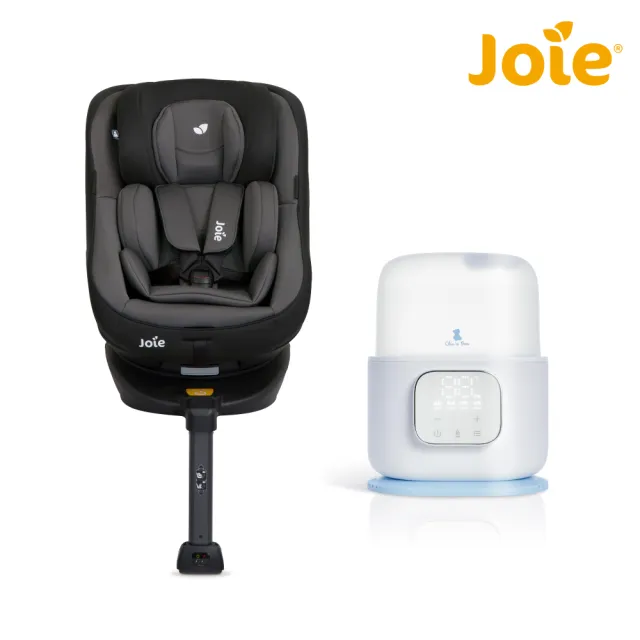 【Joie官方旗艦】spin360 isofix 0-4歲全方位安全座椅+奇哥智能五合一溫奶消毒機