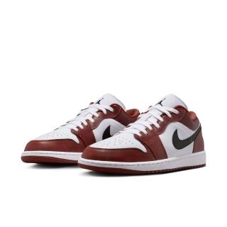 【NIKE 耐吉】休閒鞋 復古籃球鞋 男 AIR JORDAN 1 LOW SE 白酒紅(HF3148102)
