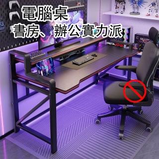【賽衫傢俱】電腦桌 辦公桌 臺式桌 書桌 電競桌(80公分 雙層置物 人體工學弧形設計 耐磨耐刮 預購15天)