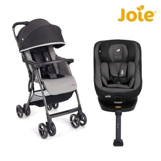 【Joie官方旗艦】spin360 isofix 0-4歲全方位安全座椅 +Fluri單向輕量手推車