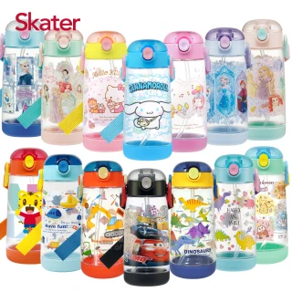 【Skater】PET吸管-兒童水壺480ml(迪士尼)