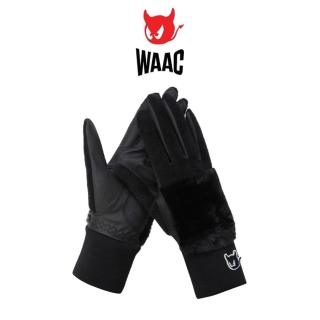 【WAAC】SYNTHETIC LEATHER GOLF GLOVES 女士 高爾夫球手套 雙-黑色(WA24FWWG20199)