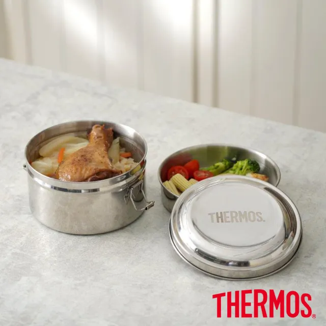 【THERMOS 膳魔師】不鏽鋼便當盒1000ml(Z-LBNP-14)