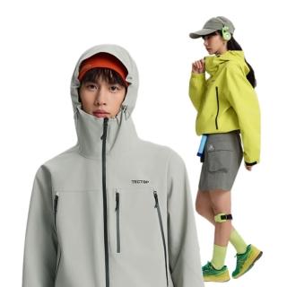 【TECTOP 探拓戶外】赤狐系列2512440中性單層衝鋒衣(全面防風防水防汙 連帽外套 衝鋒外套)