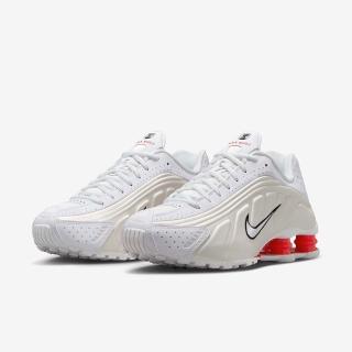 【NIKE 耐吉】SHOX R4 白色 米白 女鞋 男女段(AR3565-103)