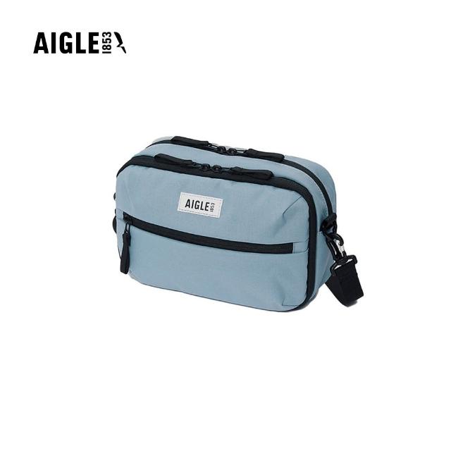 【AIGLE】防潑休閒側背包 3L｜AG-4P504A049 淡藍(斜背包 防潑水斜背包 側肩背包 小包)