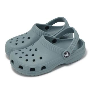 【Crocs】洞洞鞋 Classic Clog K 中大童 小克駱格 池塘綠 童鞋 涼鞋(2069913YO)