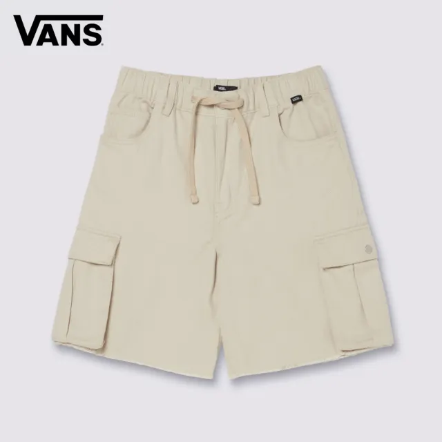 【VANS】官方旗艦 Kaylee Cargo 女款燕麥色短褲
