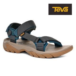 【TEVA】男涼鞋 戶外健行運動涼鞋/雨鞋/水鞋 Terra Fi 5 Universal 原廠(探索黑-TV1102456UNX)