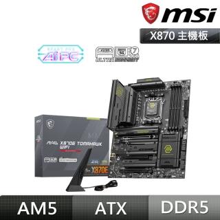 【MSI 微星】MAG X870E TOMAHAWK WIFI DDR5 主機板+AMD R7 9800X3D 8核/16緒(M+C 組合包)