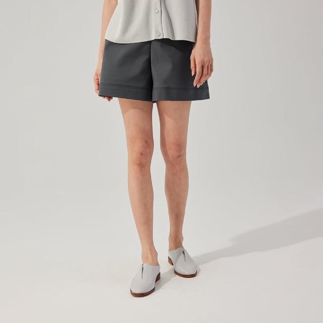【giordano ladies】褲腳反摺短褲(02405000)