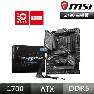 【MSI 微星】Z790 GAMING PLUS WIFI DDR5 主機板+Intel i7-12700KF 12核/20緒(M+C 組合包)