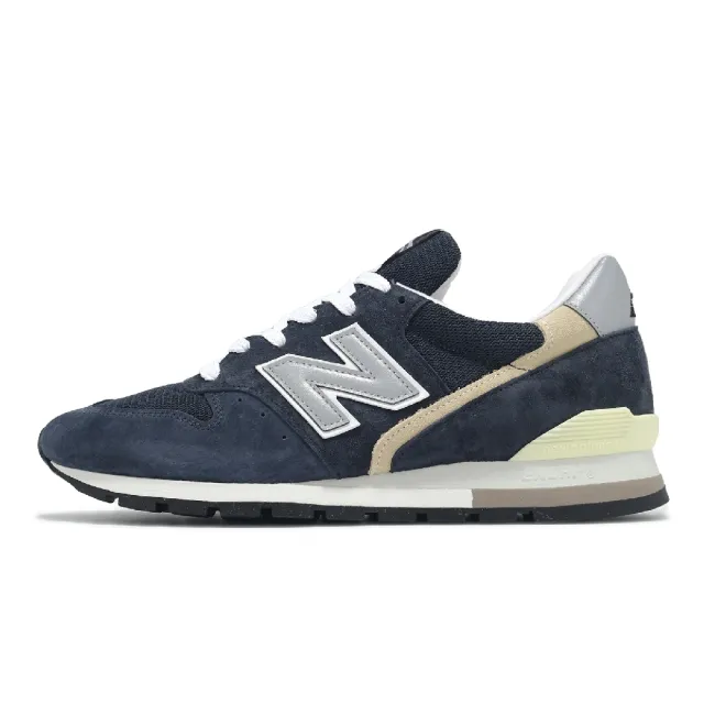 【NEW BALANCE】休閒鞋 996 男鞋 女鞋 藍 灰 麂皮 緩衝 復古 美製 情侶鞋 NB(U996NV-D)