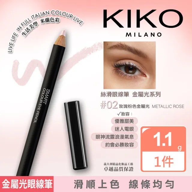 【KIKO MILANO】濃密睫毛迷人電眼系列 2件組 睫毛膏＋眼線筆(睫毛膏／眼線／眼線筆／眼妝／眼彩／眼影)