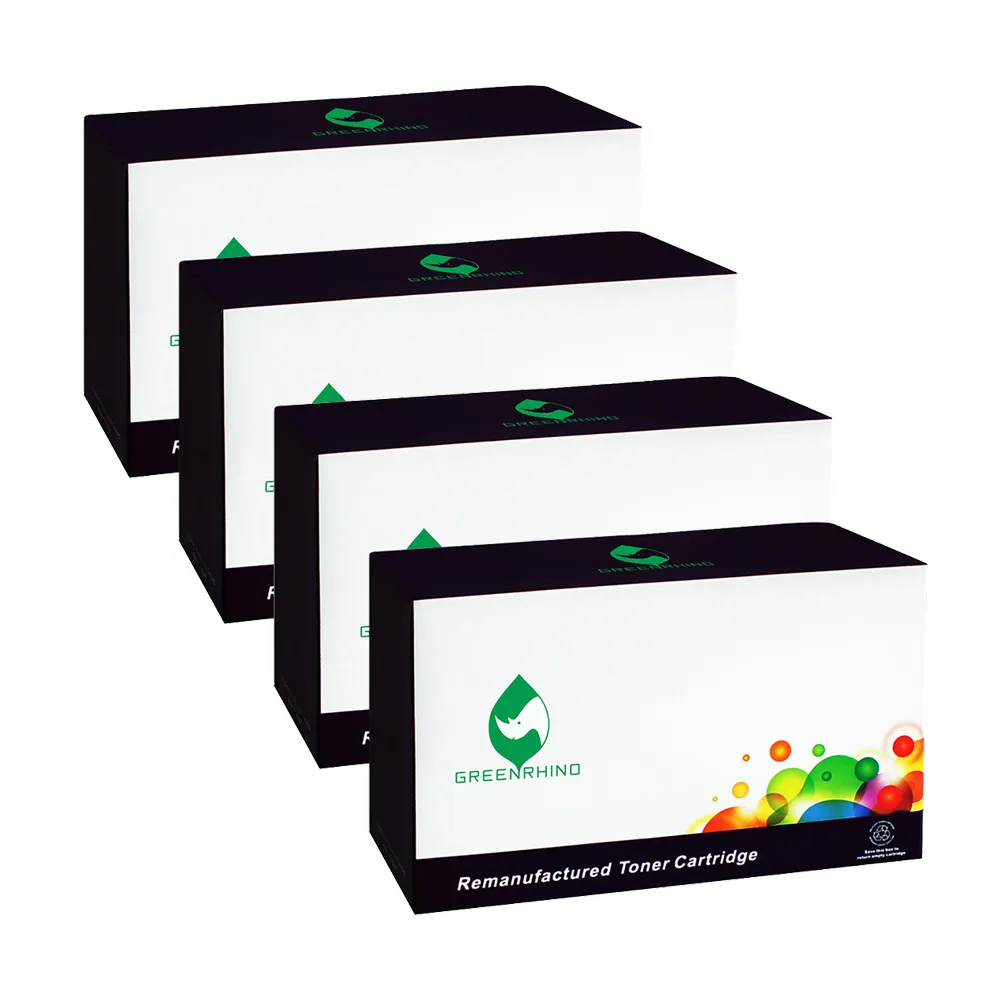 【綠犀牛】for HP 1黑3彩組 W2120X W2121X W2122X W2123X /212X 高容量環保碳粉匣(適用 M554dn /M555dn)