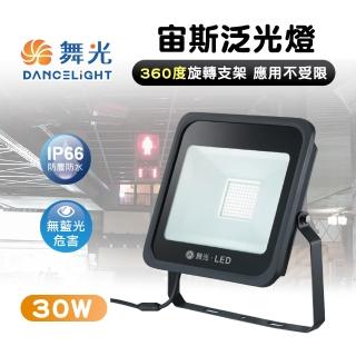【DanceLight 舞光】1入 30W LED泛光燈 宙斯泛光燈 戶外防水投射燈 投光燈(防水防塵IP66 全電壓)