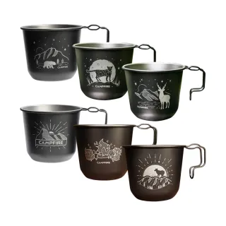 【CAMPFIRE】鈦坦露營杯(露營杯 鈦杯 茶杯 馬克杯 露營 逐露天下)