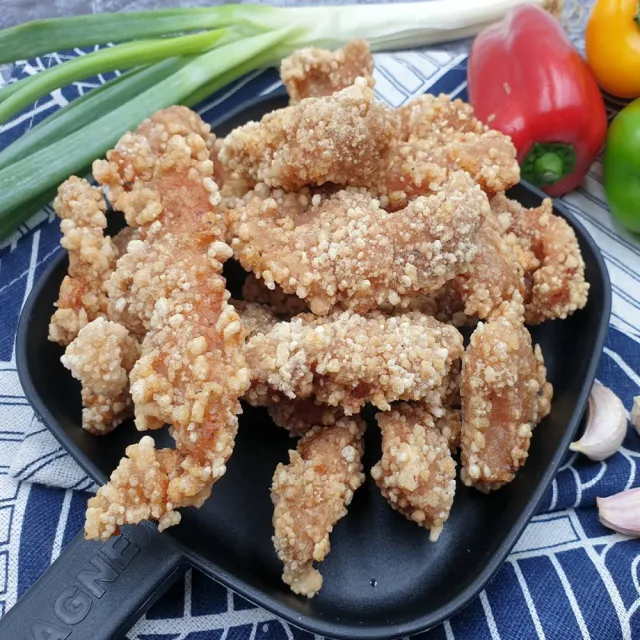 【金園排骨】厚切里肌500g*10包(無骨排骨肉條/已調味/肉條大小不固定)