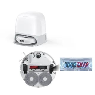 【Roborock 石頭科技】Qrevo Curv白騎士掃地機器人(18500PA颶風吸力/底盤升降/零纏繞/75度熱水洗/45度烘乾)