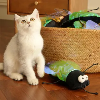 超品限定【Pet’s Need 霈尼】蒼蠅造型貓草玩具-含貓薄荷+鈴鐺(貓玩具/貓草包/寵物玩具)