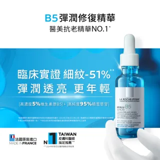 【理膚寶水】超值獨家★B5彈潤修復精華重裝版 買80送80超值組_(B5小藍瓶)