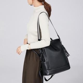 【LEEHER】大容量後揹包/女包/女生揹包/書包/後揹包/單肩包/通勤包/雙肩包/包包/真皮揹包/揹包/軟皮