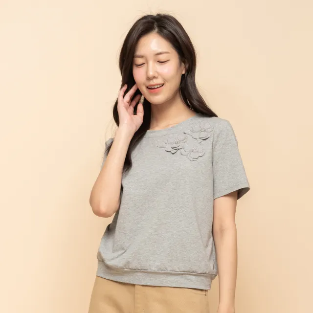 【perng yuh 芃諭名品】日常花暖 彈性 T恤(2025 SS Collection|4A春夏新品上市)