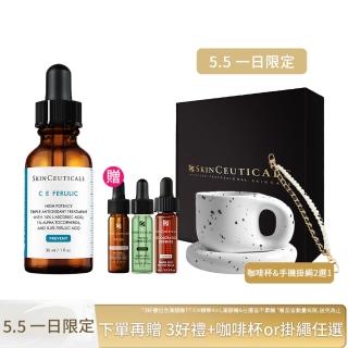 【Skin Ceuticals 修麗可】抗氧化權威★超濃度CE緊緻修護抗氧化精華 30ml 禮盒組(抗老透亮)