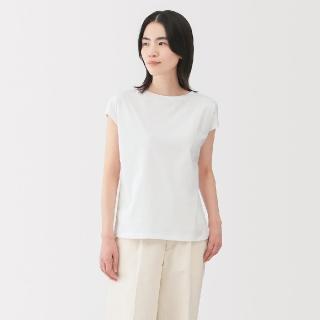 【MUJI 無印良品】女天竺法式袖T恤(共7色)