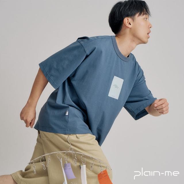 【plain-me】男女款 clip by clip 概念寬鬆TEE PLN0136-251(短袖T 短袖上衣 短T)