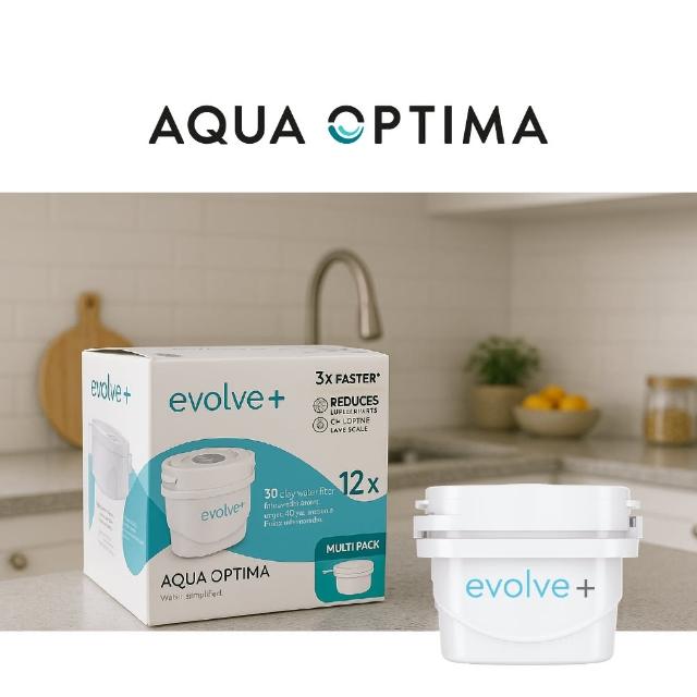 【LAICA 萊卡】AQUA OPTIMA 一年份evolve+濾芯(12入/盒)