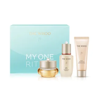 【WHOO 后】官方直營 拱辰享My One秘帖清潤霜寵愛禮盒20+20ml(清潤霜20ml+秘帖20ml+洗顏乳40ml)