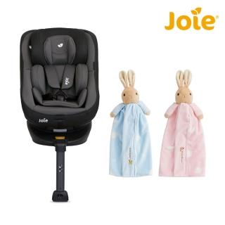【Joie官方旗艦】spin360 isofix 0-4歲全方位安全座椅+奇哥比得兔安撫小抱毯禮盒