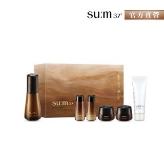 【su:m37° 甦秘】官方直營 黑茶賦活彈力金球精華禮盒