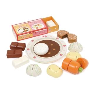 【Mother garden】木製玩具 咖哩燉菜套組(家家酒玩具)