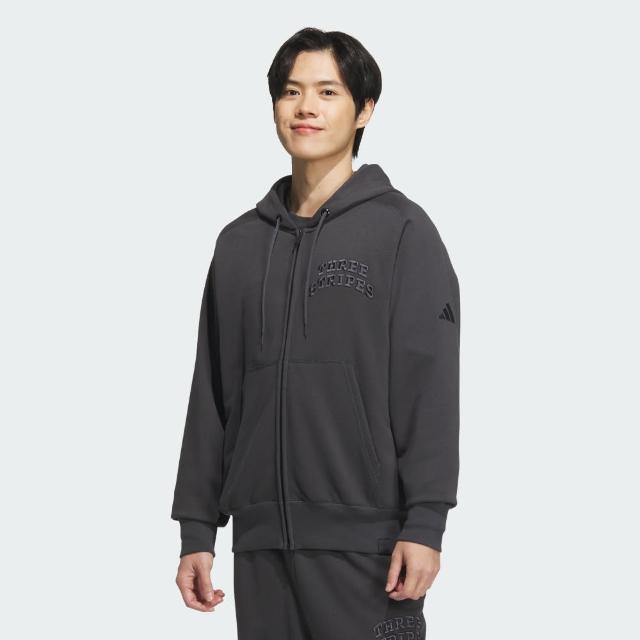 【adidas 愛迪達】ALLSZN 連帽外套 男 JM2035