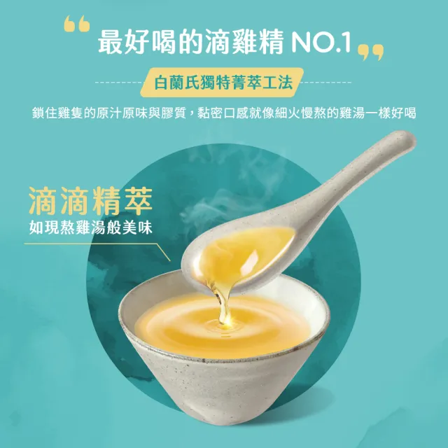 【白蘭氏】萃雞精-膠原蛋白菁萃42ml*30入*1盒(No.1最好喝滴雞精  膠原蛋白增量 母親節禮盒送禮首選)