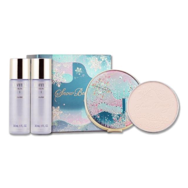 【SHISEIDO 資生堂東京櫃】雪花香氛魔法盒 2024 25g + 莉薇特麗全效化粧水-清爽 30ML x 2（專櫃公司貨）