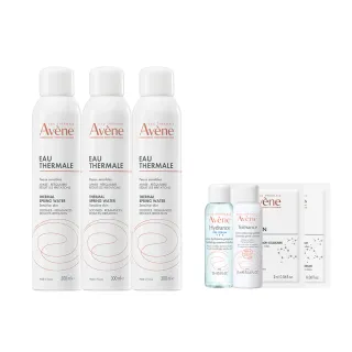 【Avene 雅漾官方直營】舒護活泉水300mlx3入(保濕化妝水/妝前噴霧)